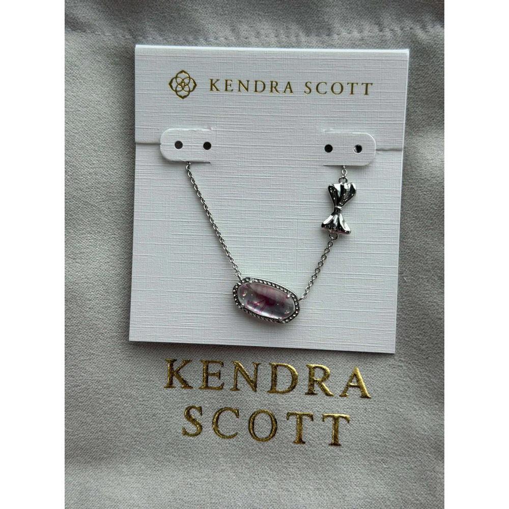 Kendra Scott Pink Pendant Necklace